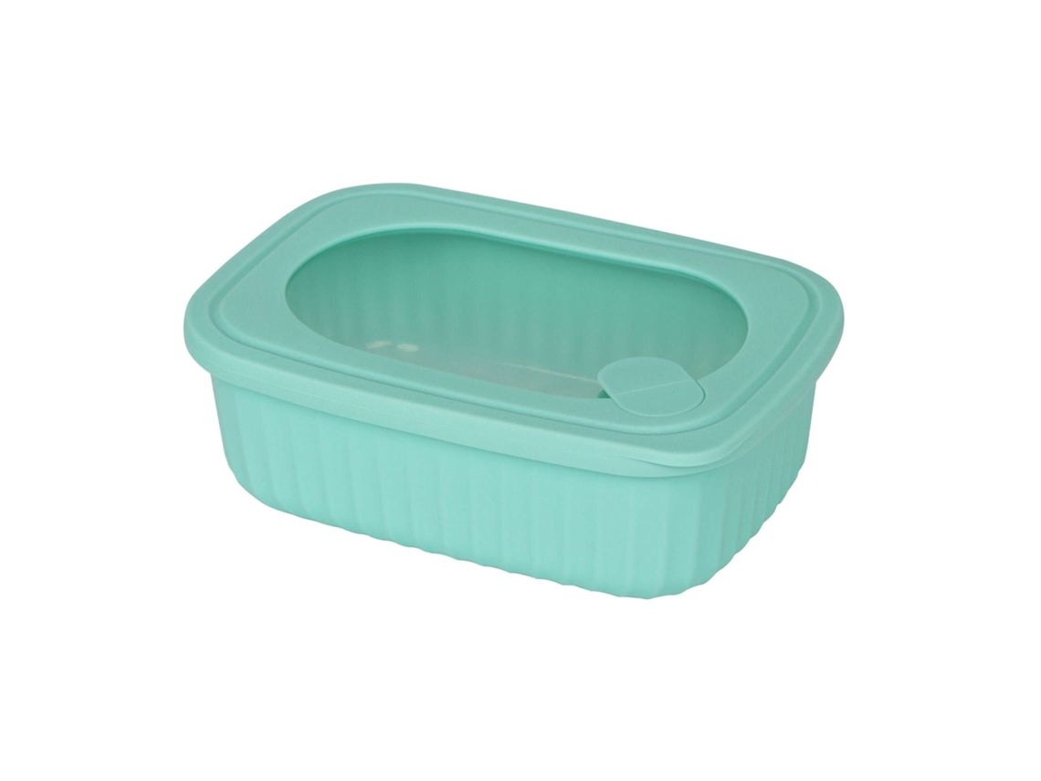 Caixa Hermética 0,85l Verde Design Kasa