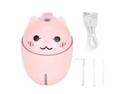 Difusor Aromaterapia Usb Luz Led Purificação Ar