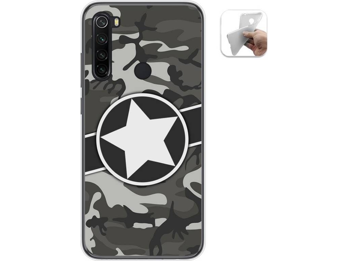 Capa Xiaomi Redmi Note 8T TUMUNDOSMARTPHONE Camuflagem 02 Multicor