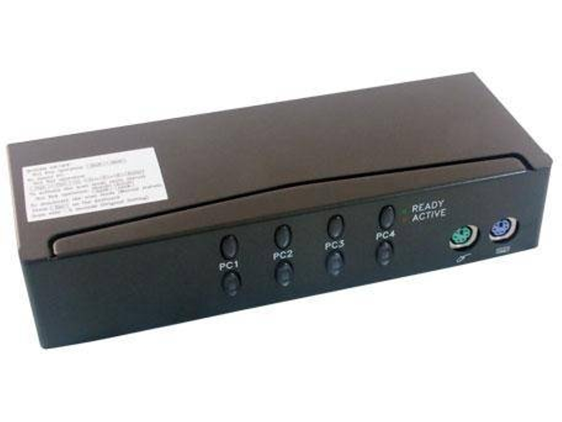Switch KVM MCL CAS-463 em Preto