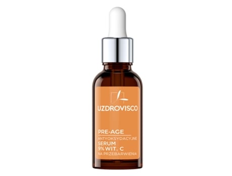 Uzdrovisco Advanced Vitamina C Sérum Antioxidante Clareador de Manchas Escuras (30ml)