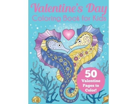 Livro Valentines Day Coloring Book For Kids De Blue Wave Press (inglês)