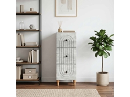 Vidaxl Gabinete De Gavetas 33 X 34,5 X 90 Cm Derivados De Madeira