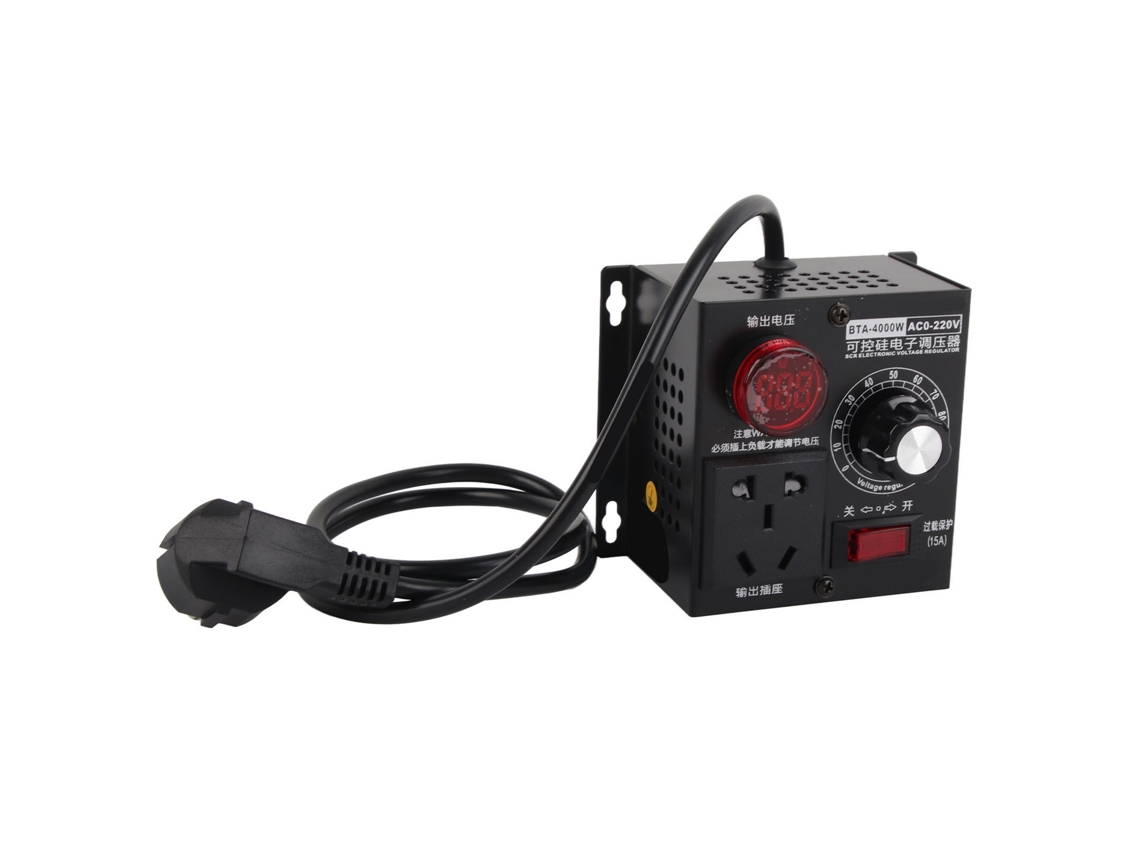 Laxiscreed Regulador De Tensão Scr De 4000w Para Comunicação, Controle De Velocidade De Motores E Ventiladores