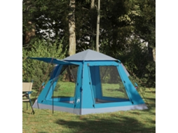Vidaxl 3 Pessoa Azul Poliéster 185t