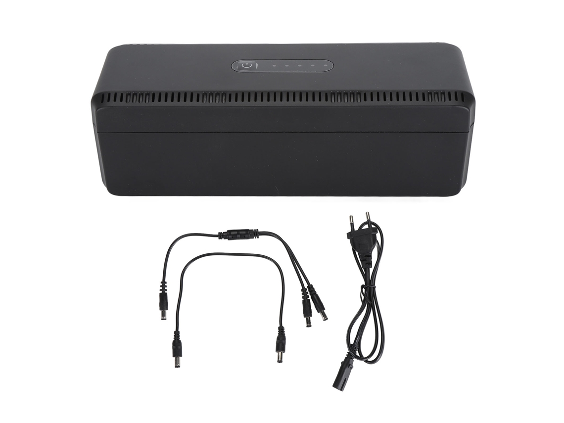 Hkj ups Mini 8800mah Bateria de Respaldo 15v 24v Puerto Poe Usb 5v 9v 12v Fonte de Alimentação Ininterrupta 100 240v Plug Ue