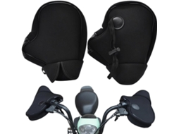 Luvas de motociclismo masculinas, com luvas corta-vento e capas de chuva.