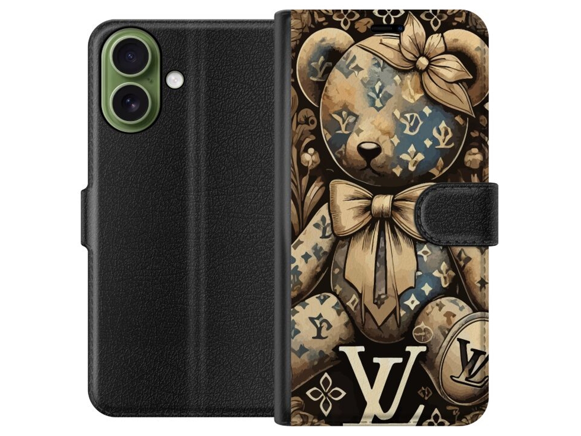 Capa Carteira Compatível Com Apple Iphone 17 Teddy Vuitton