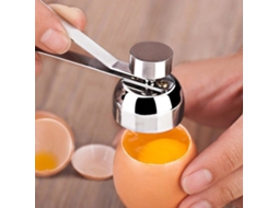 Cortador E Abridor De Cascas De Ovos, Prateado, Utensílio Manual De Cozinha, Para Preparação Prática No Café Da Manhã E Confeitaria