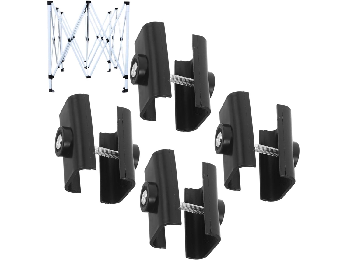 Suporte para Guarda sol de Cerca Montagem em 4 Peças, Escala de Perfil de 1,97 X 1,89 X 1,18 Polegadas, Configuração CHABERLU