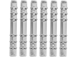 Argolas Para Fichário De Aço Inoxidável Cabilock, 6 Peças, Design Criativo, Acessórios Práticos Para Escritório E