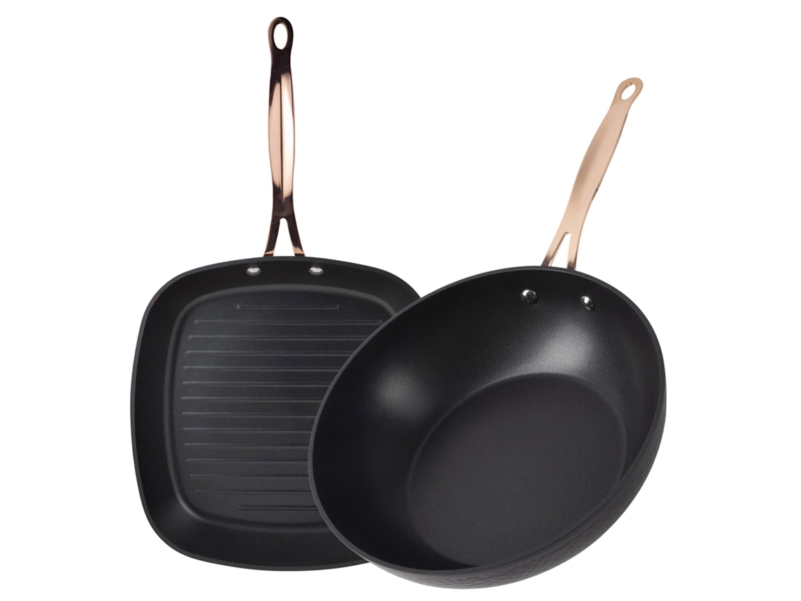 Grelha e Wok Bergner Copper Ø28cm em Alumínio Forjado SAN IGNACIO