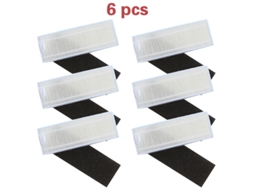 6/10 peças robô aspirador de pó esponjas para cocotec conga excelência 1090 robô aspirador peças acessórios filtros substituição