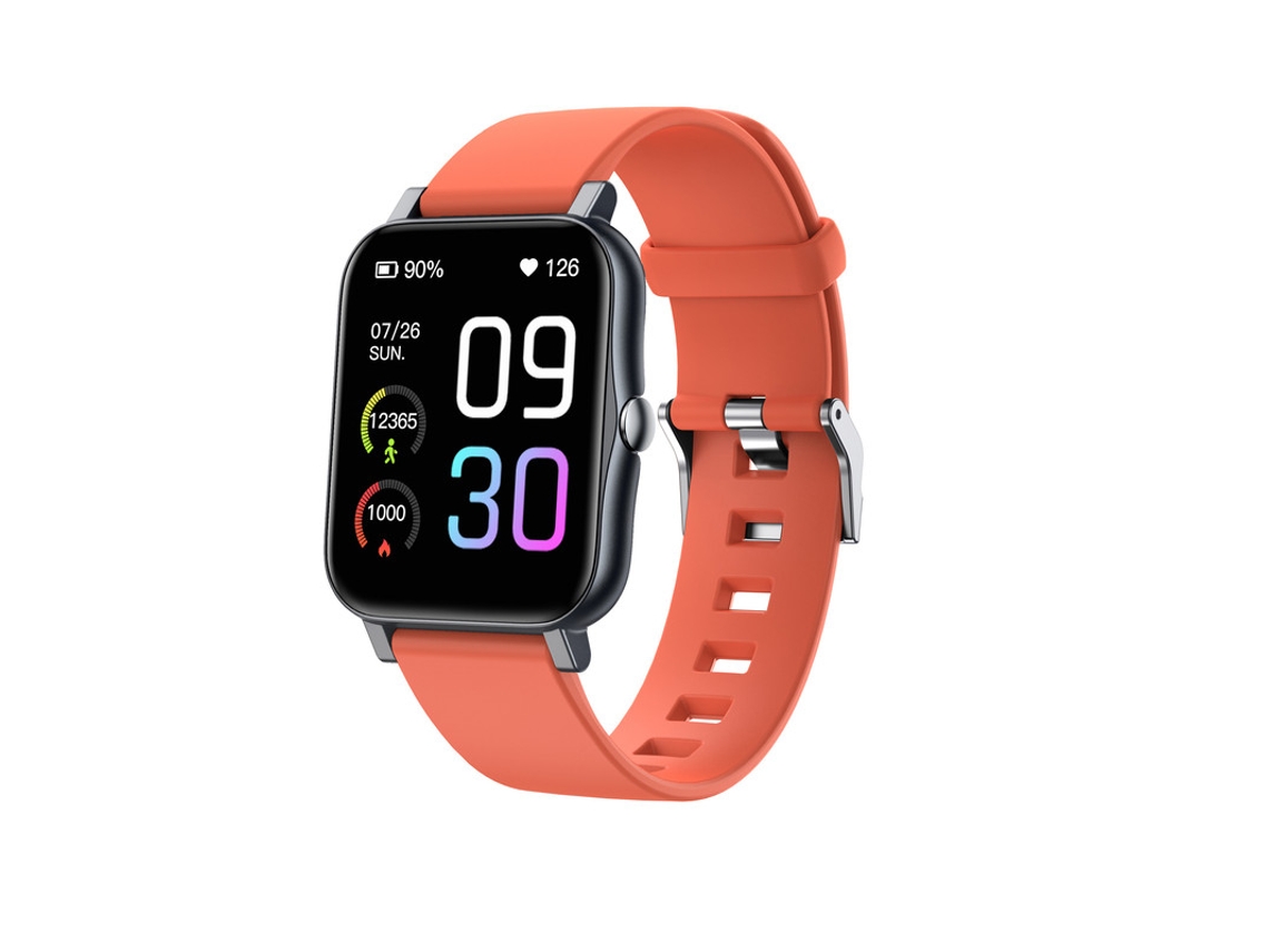 Smartwatch YIZHOOD Te347 Tea Cheia de 1.7Inch 100 Modos Desportivos Bateria com Duração de 25 Dias Laranja