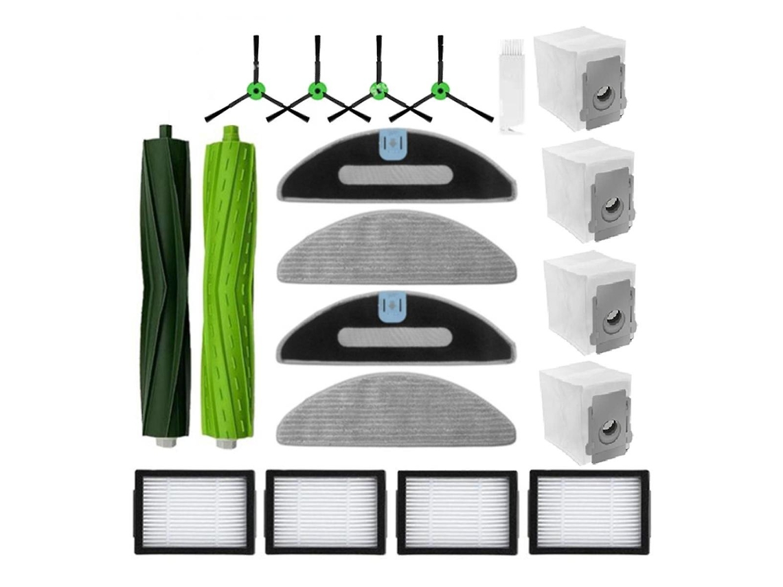 19 Peças De Reposição Para Combo J5, J5 Plus, I5, I5 Plus, Escova Lateral De Rolo, Filtro Hepa, Saco De Pó Slowmoose