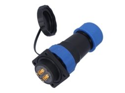 Laxiscreed Conector De Energia Avião Ip68 À Prova D'água, Quadrado, 4 Pinos