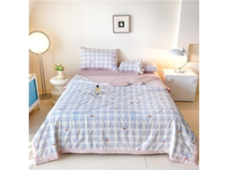 Colcha Acolchoada Fansu em Algodão Ideal para Ar Condicionado 100% Conjunto de Cama Sofá com Estampa Nórdica 1