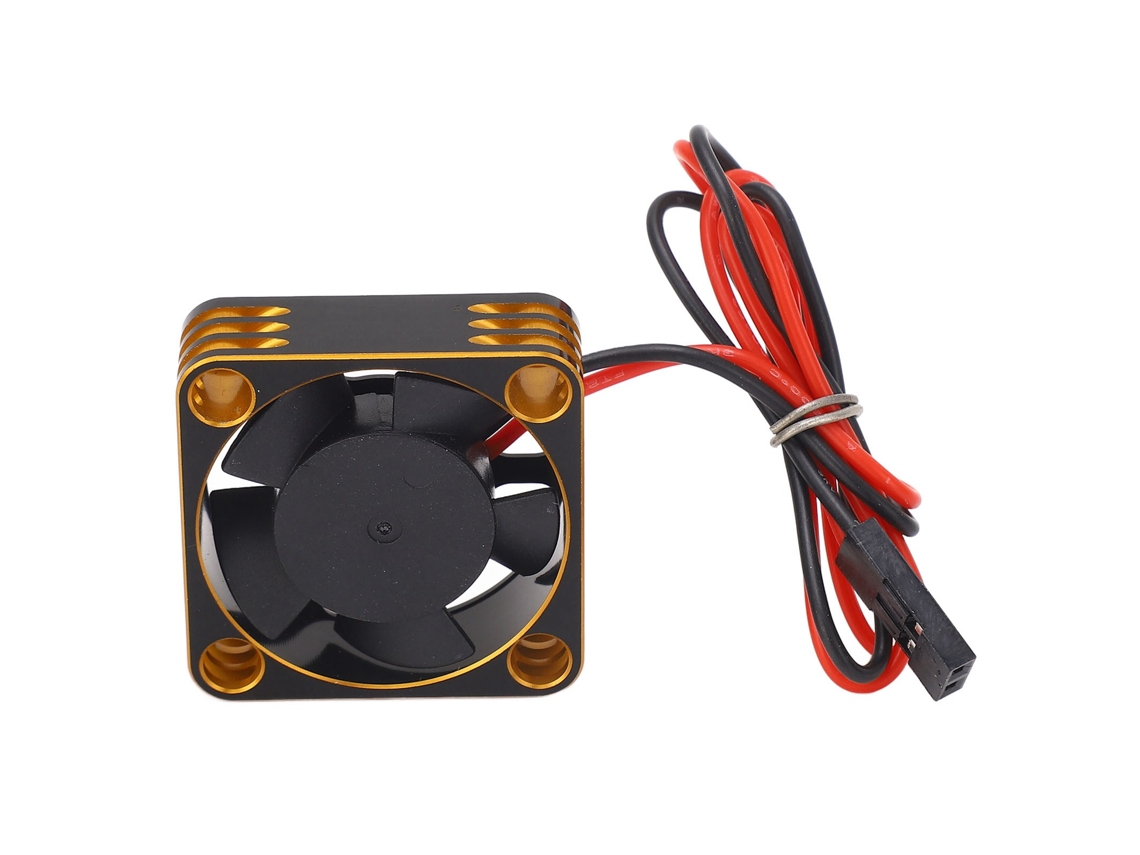 Ventilador Resfriamento Universal Carro Rc 5 9v Ouro