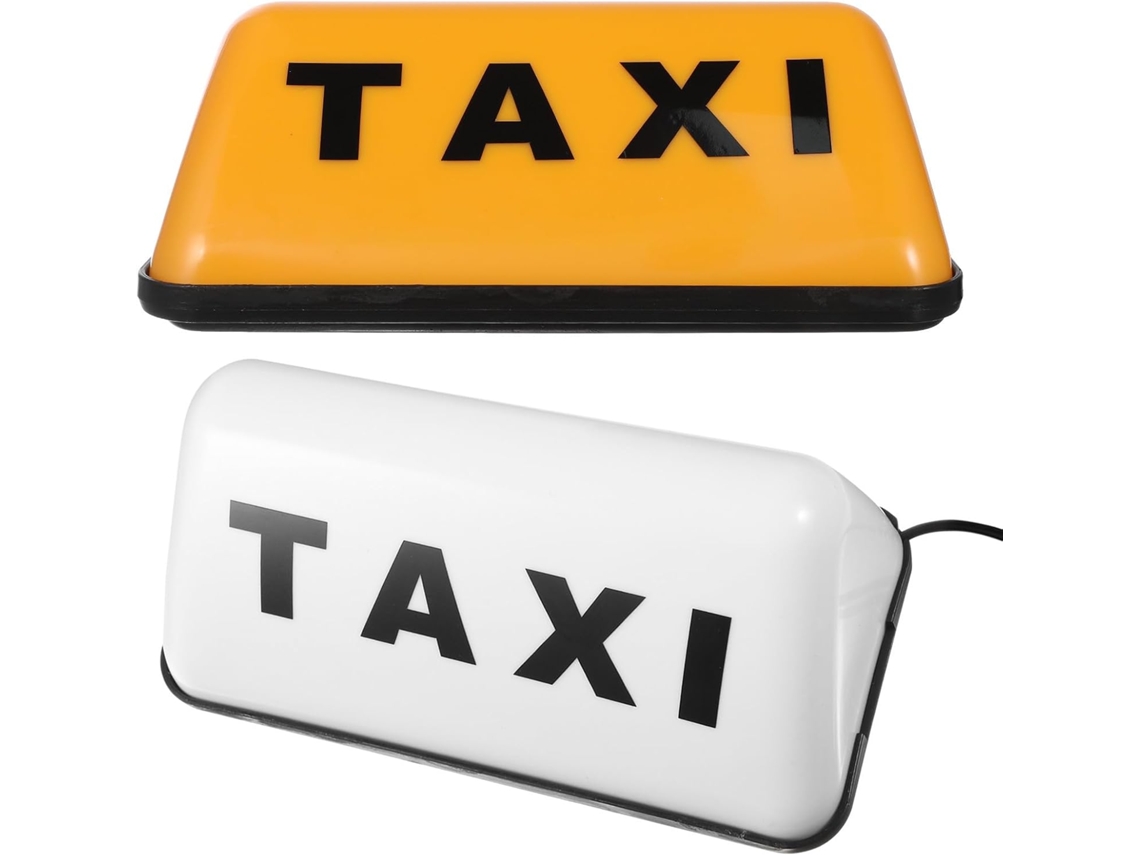 Luminária de teto estilo táxi retrô, conjunto de 2 peças, ABS e COB Feita, luminária prática.