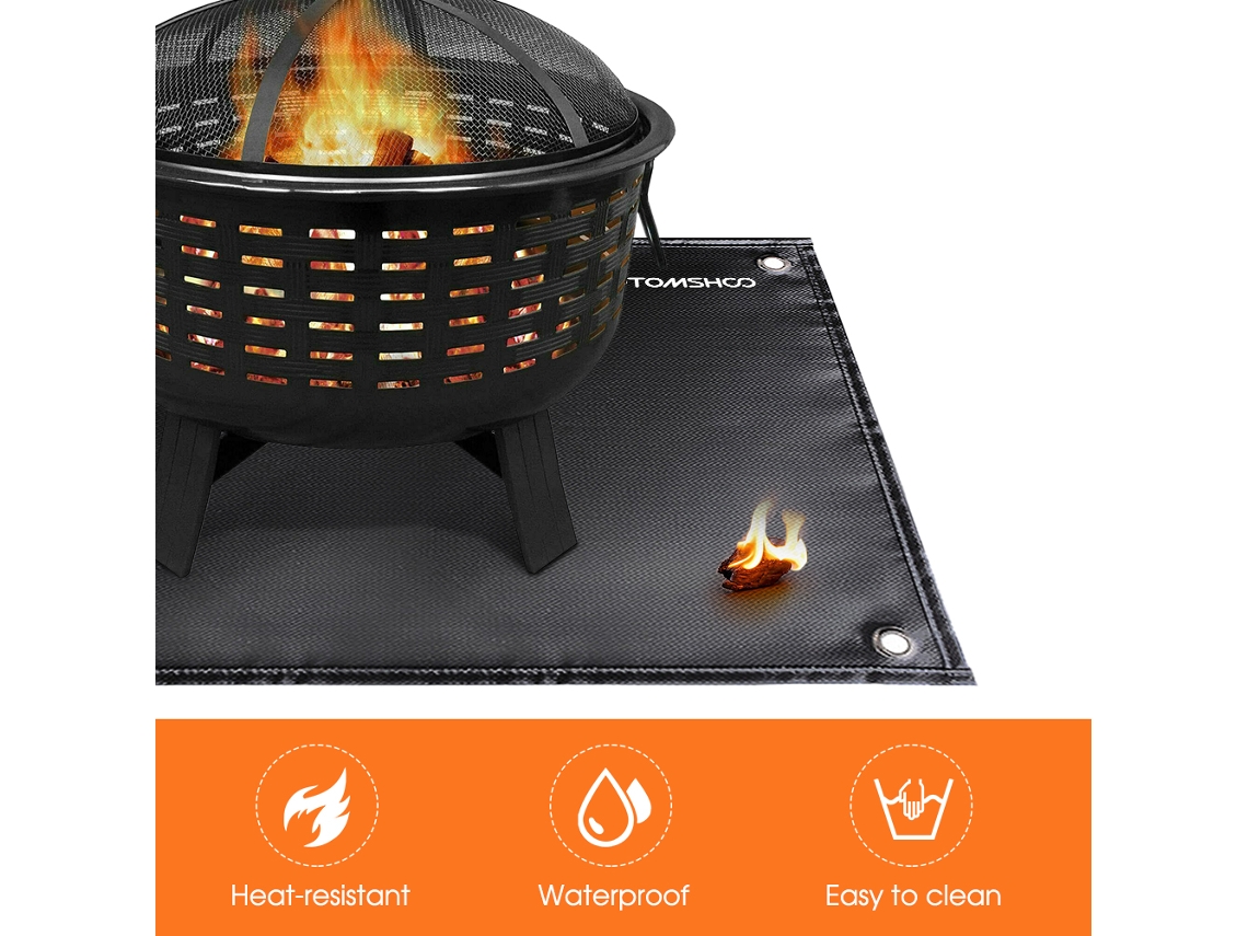 Mat Resistente Ao Fogo para Churrasco e Fogão de Camping