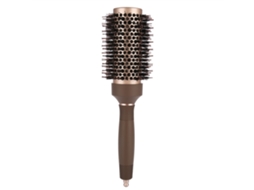 Pente De Cabelo Redondo Antiestático De Ânion De Alta Qualidade, Escova De Estilo De Salão, Café Brilvibera (43 Mm)