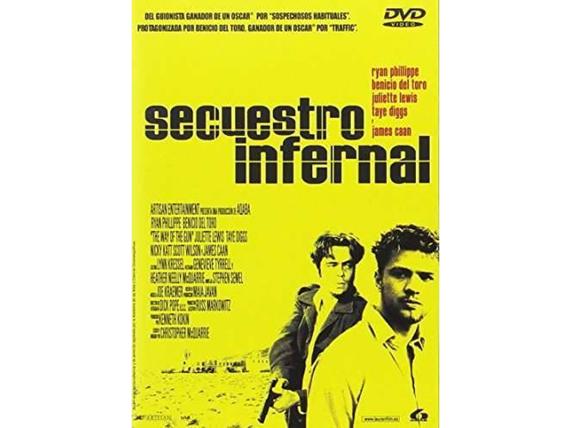 DVD The Way of the Gun (2000) / Secuestro Infernal (Edição em Espanhol)