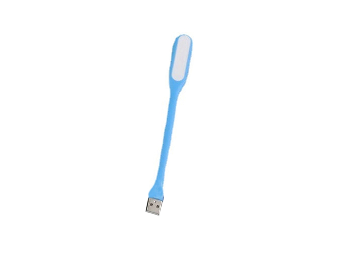 Luz de Lectura Led Usb Portátil 5 V Ajustable para Portátil Y Batería Externa Azul Claro | S/MARCA