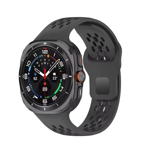 Bracelete Szsmart Sportystyle Compativel Com Samsung Galaxy Watch Ultra Lte 47mm Preto