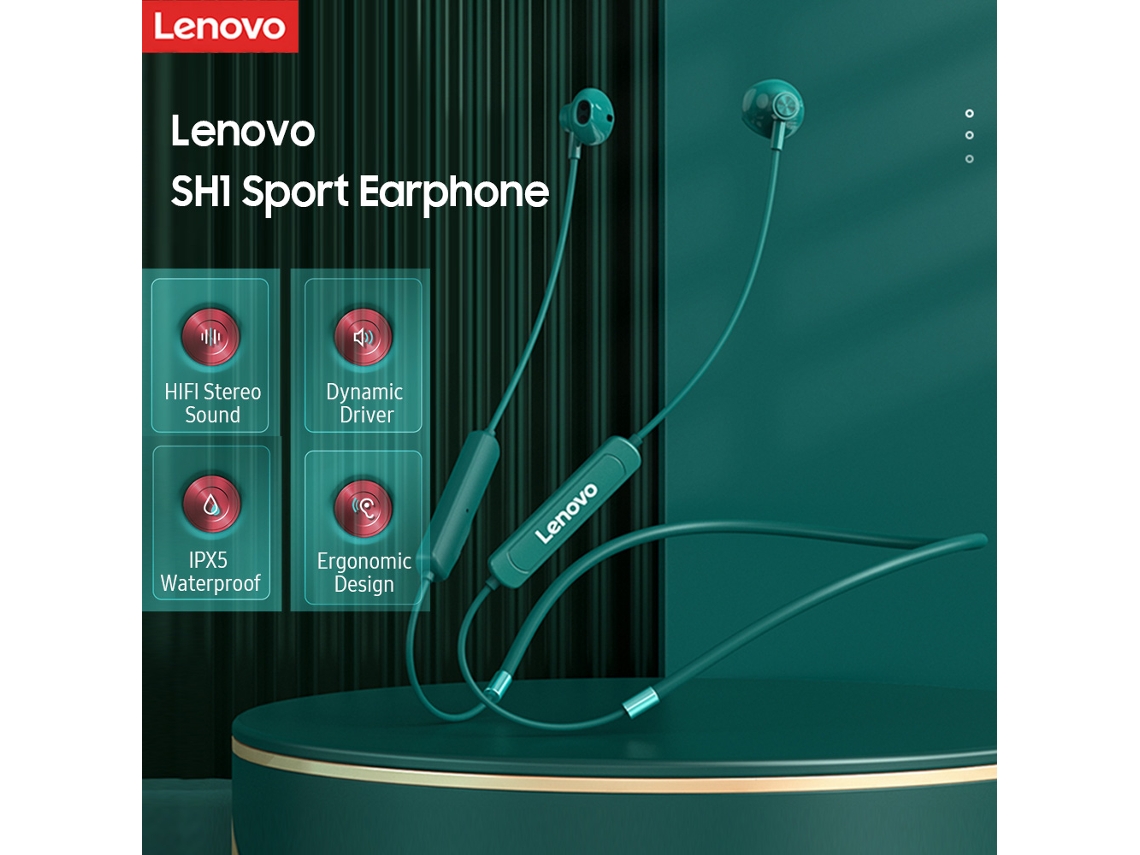 Fone De Ouvido Lenovo Sh1 Bluetooth 5.0 Sport