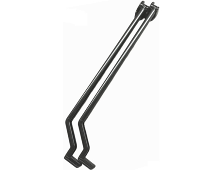 Conjunto de Braços para Toldo de Parede de 150 Preto TELETOLDO