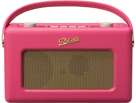 Rádio Portátil ROBERTS Revival RD60 Rosa (Digital - FM/DAB/DAB+)