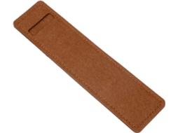 Estojo prático, ideal para a escola, com compartimento para recipientes de feltro e camada protetora para marcadores.