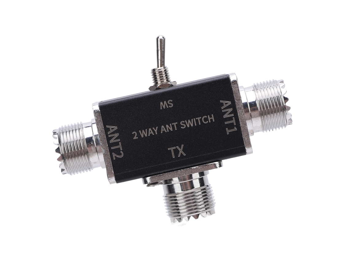 Interruptor Mali de Antena CB Ham, 2 Vias, 100W, Conector 239, Rádio HF, VHF, UHF