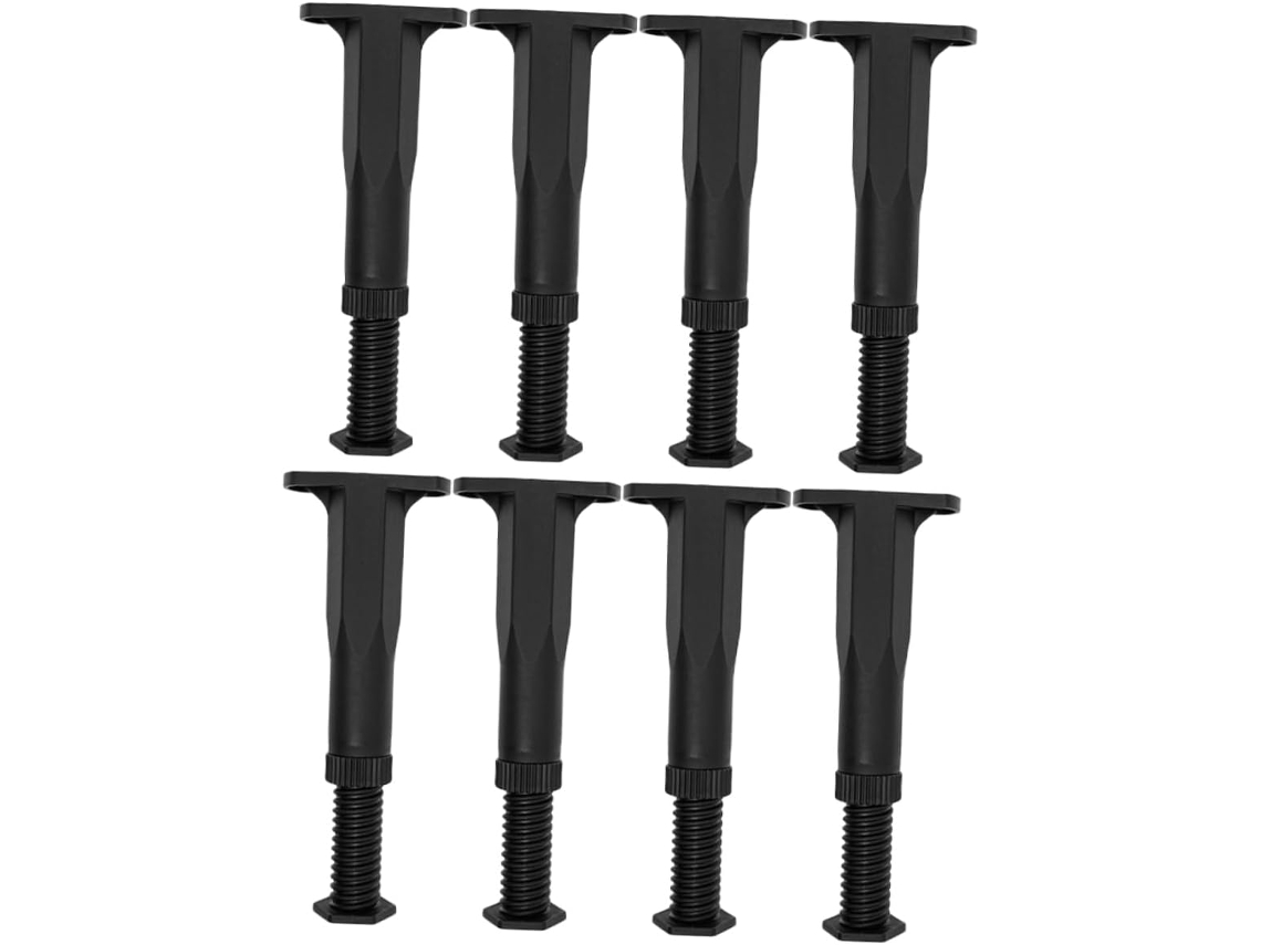 Conjunto De 8 Pés Apoio Ajustáveis Para Móveis, Incluindo Niveladores Para Camas, Mesas, Sofás E Cômodas