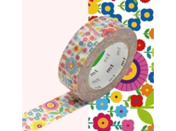 Fita Washi Decorativa Para Scrapbooking, Diários E Artesanato, Floral