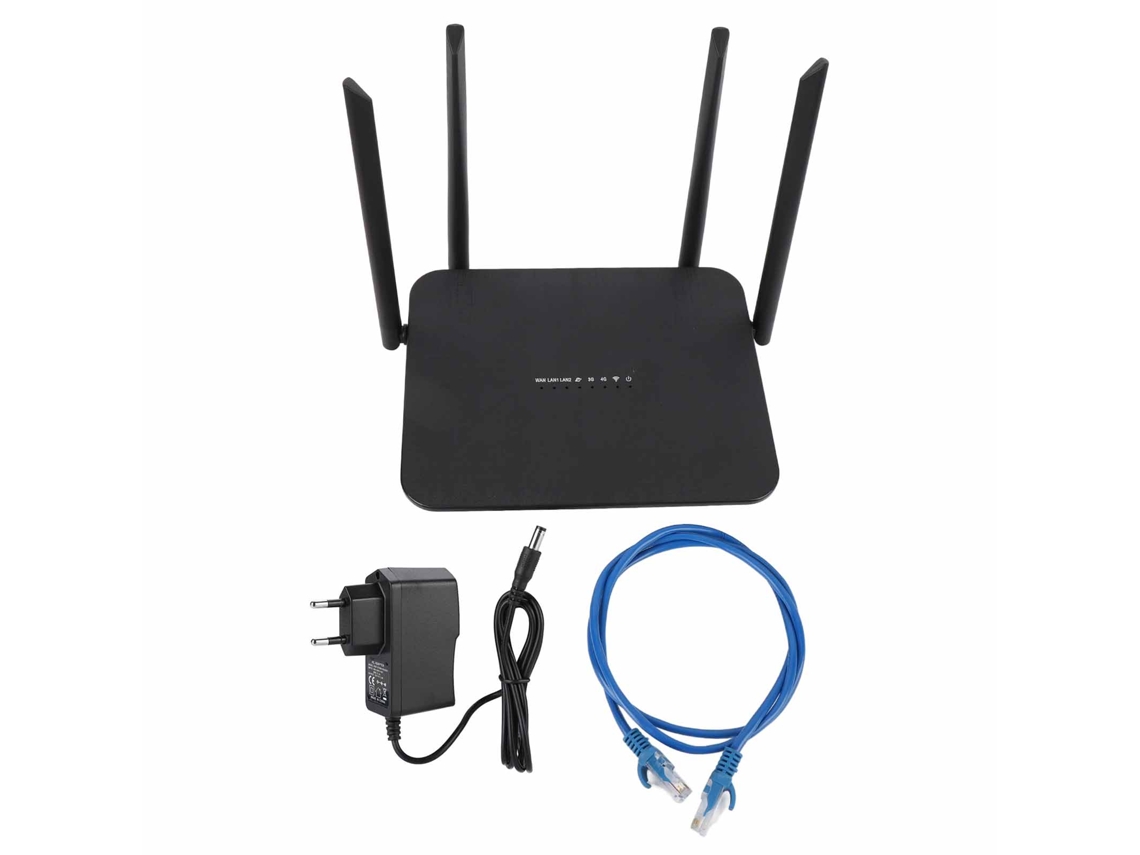 Baoj-2026roteador Sem Fio 4g Lte Desbloqueado 300mbps Com Hotspot Wifi Móvel, 4 Antenas E Slot Para Sim, Plug Ue 100-240v Para Casa E Escritório