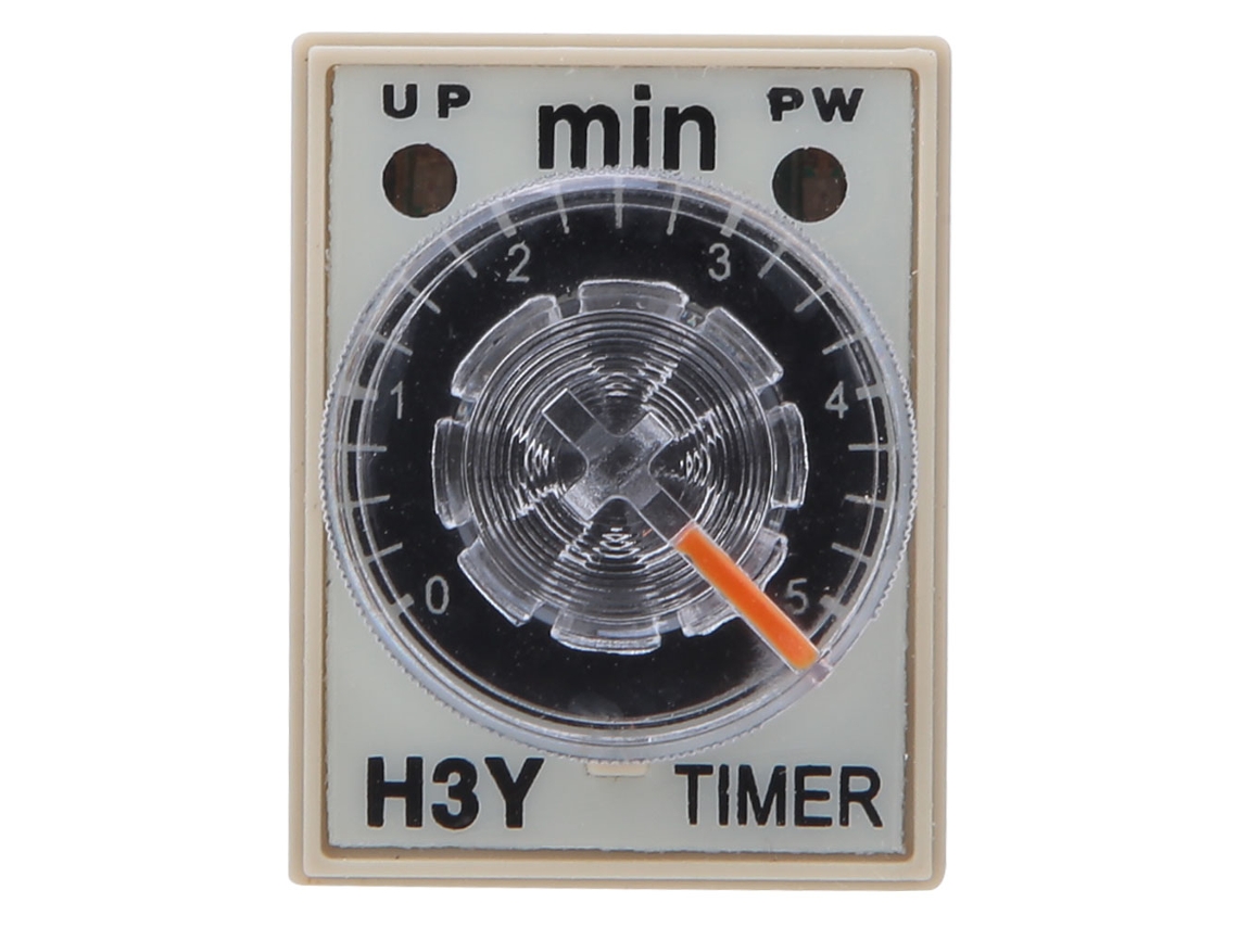 Relé de Tempo H3Y 2, 8 Pines, Ajustável, Alta Precisão, 0.5 Minutos, 24vdc