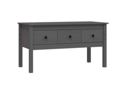 Coffee Table, Coffee Tables Vidaxl Cinzeto Madeira De Pinho (n/a)