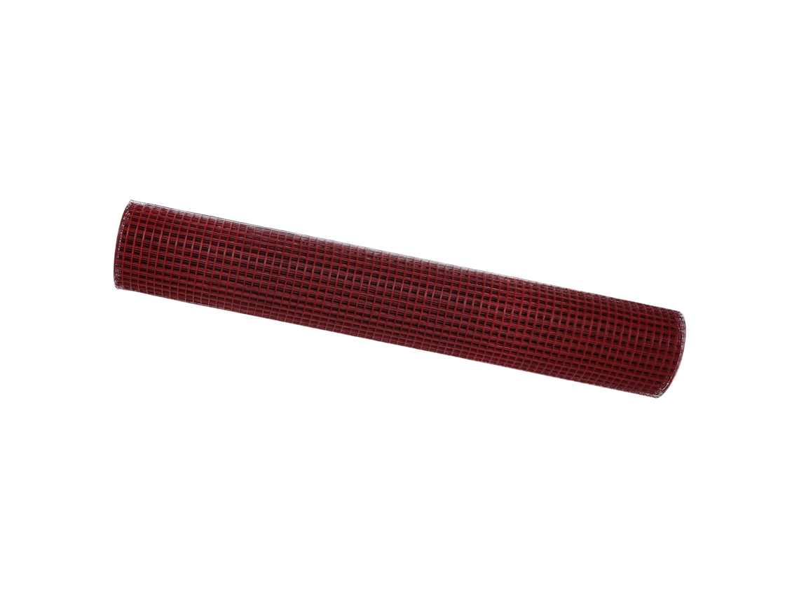 Conjunto 1 Arame Soldado Vidaxl Vermelho Pvc (2500 X 150 Cm)