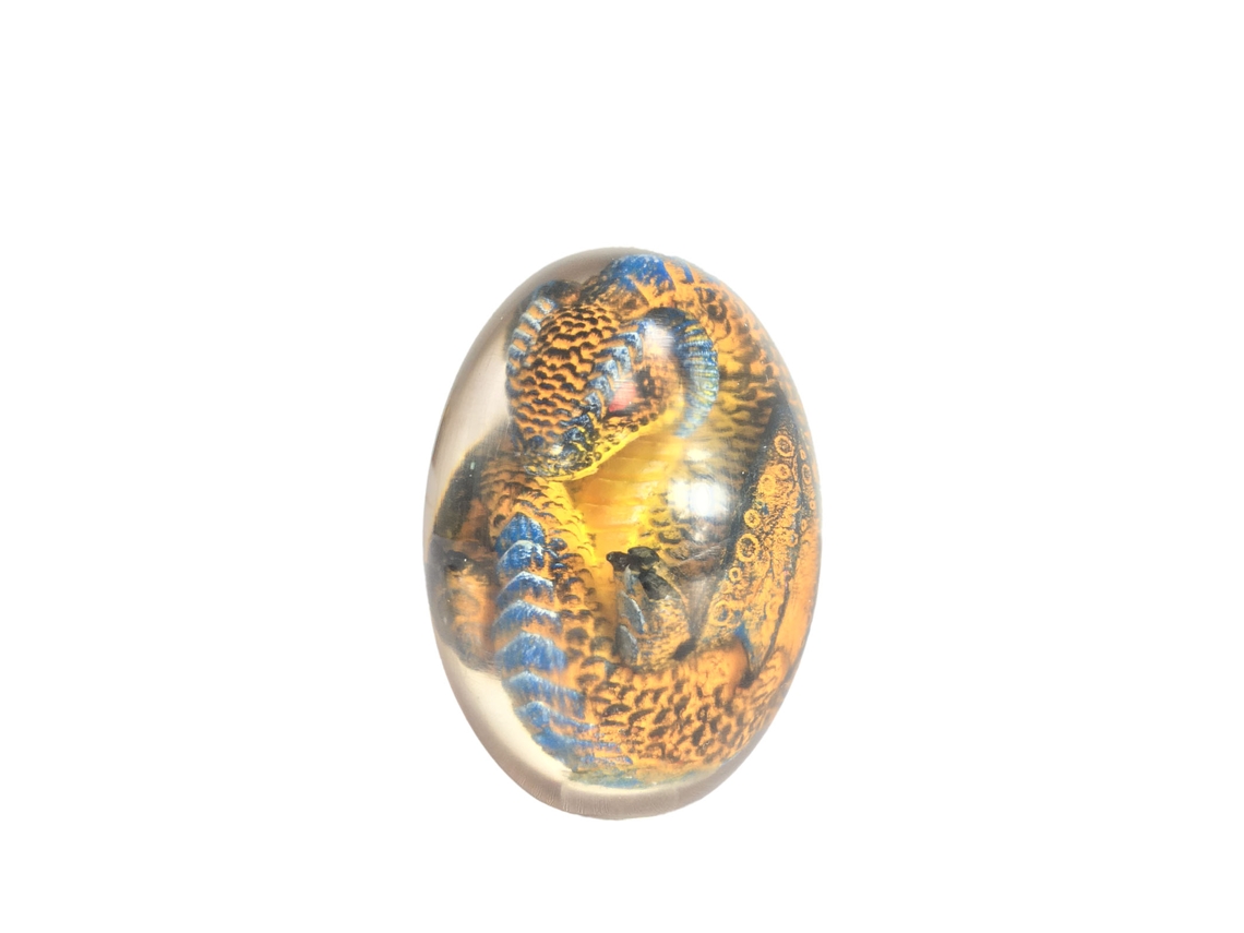 Laxiscreed Ovo De Dinossauro Lava Luminosa Para Decoração De Ovo De Réptil Amarelo Dragon Egg