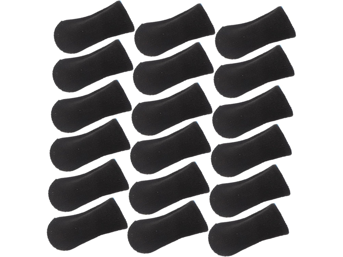 Sewacc 10 Pares De Dedeiras Absorventes Suor Para Jogos, Protetores De Dedos Antiderrapantes, Capas Elásticas Para Telas
