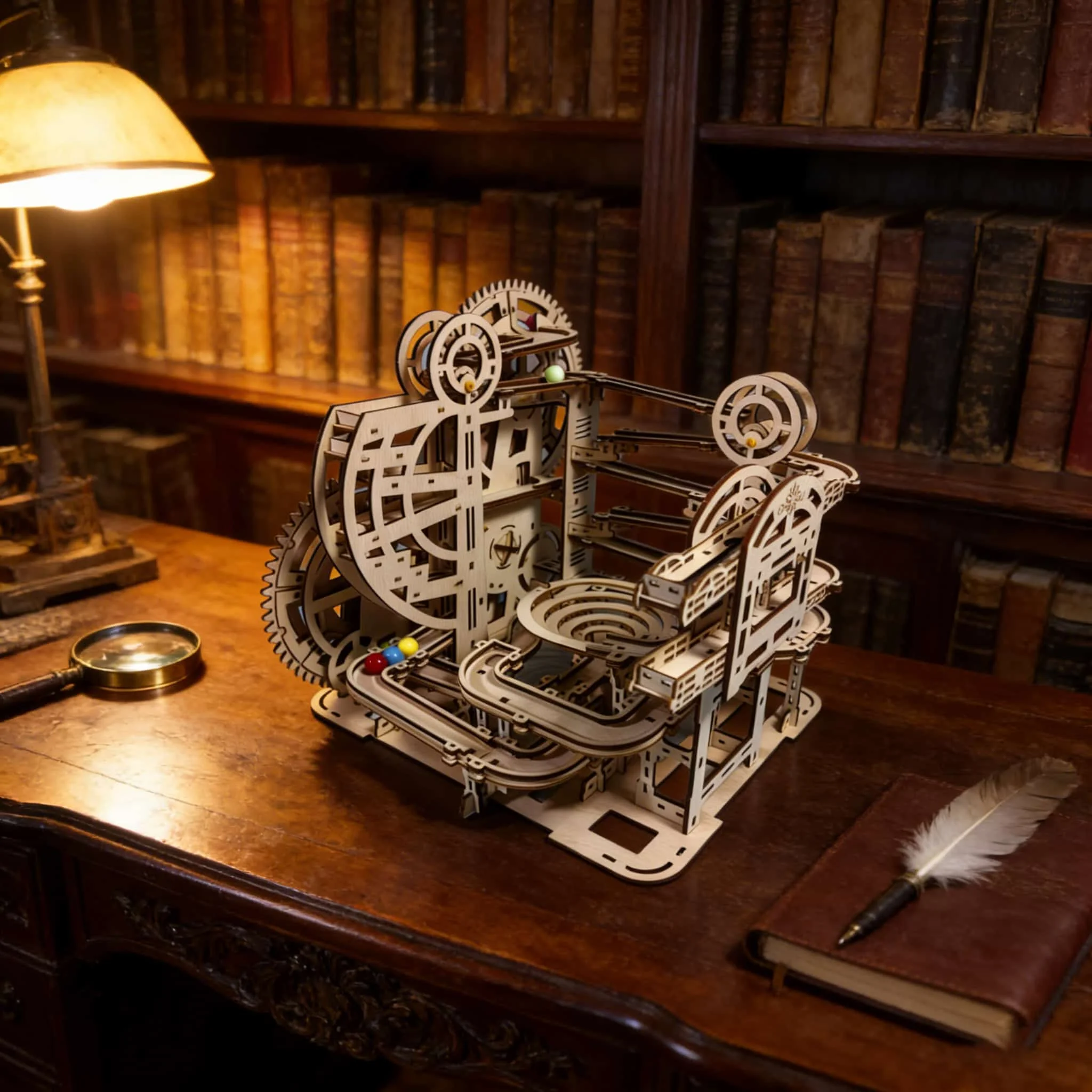 Quebra cabeça 3d de Madeira, Modelo em Escala, Kit de Modelo Faça Você Mesmo MDUG