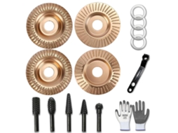 Conjunto De 4 Discos Polimento Para Esmerilhadeira Angular 100mm, Compatíveis Com Eixos De 22mm E 16mm 10 Discos