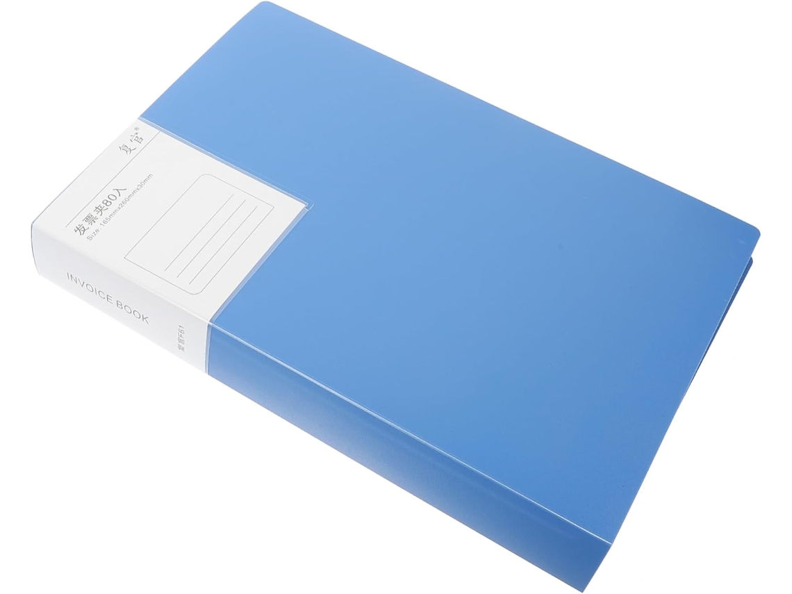 Álbum Transparente De Tamanho Médio Para Ingressos, Pasta De Plástico Resistente Para Talão De Chequ Gokoco