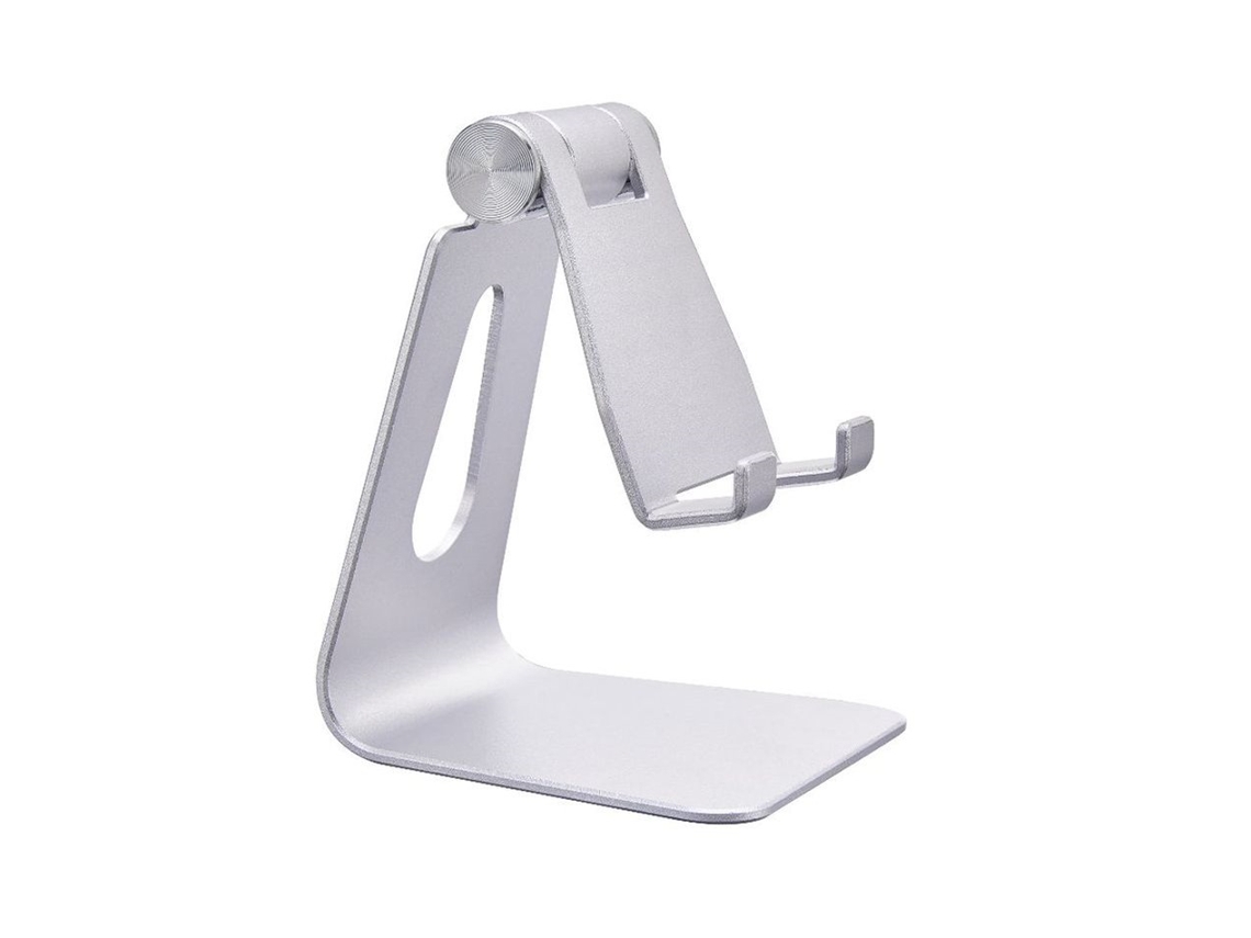 Suporte para Celular, Ajustável, de Mesa Todo em Alumínio AQUAFORGE