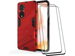 Capa Robusta Ultra Proteção Armadura para Huawei Nova 9 HONGWE. Vermelho