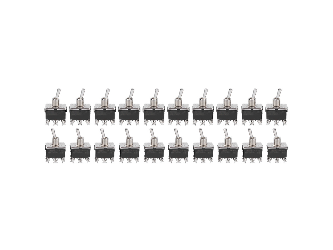 Interruptor Toggle com Led Biposição On off