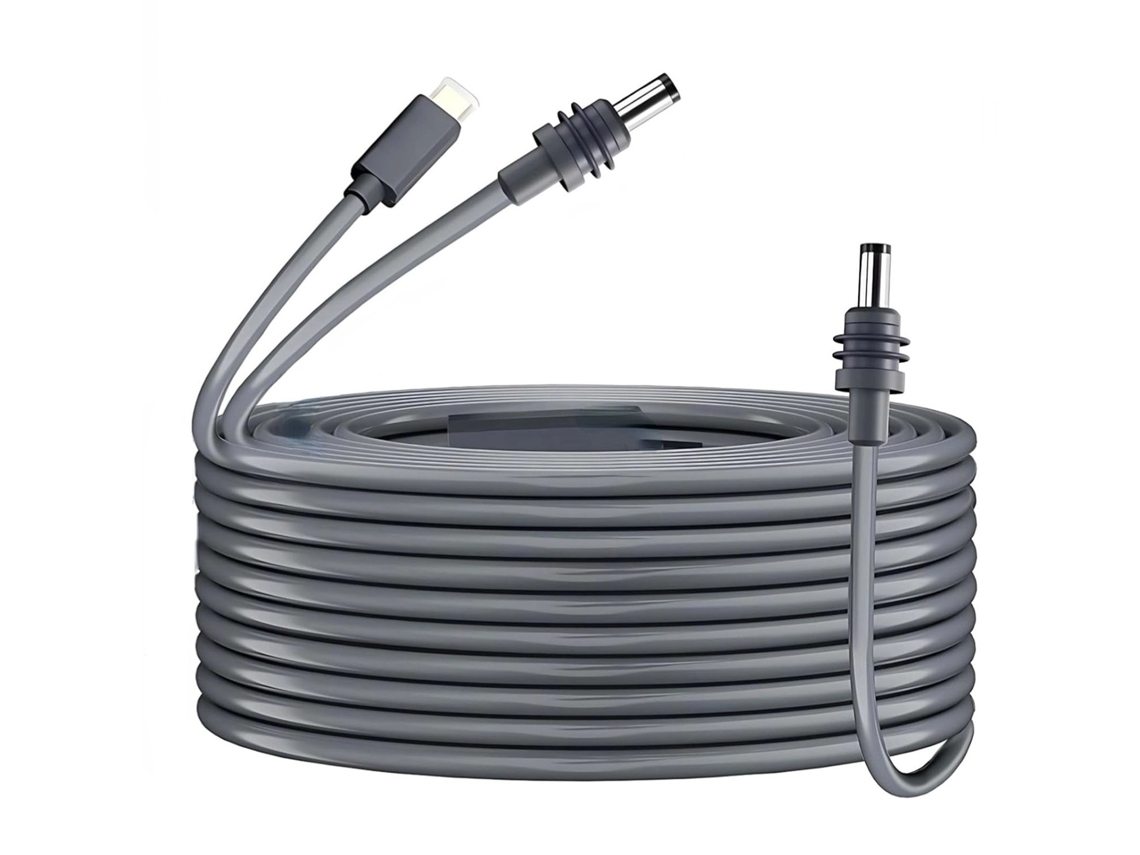 Cabo De Energia Dc Retangular Para Satélite 18awg Type C Para Dc Impermeável 2m 65w+ Pd