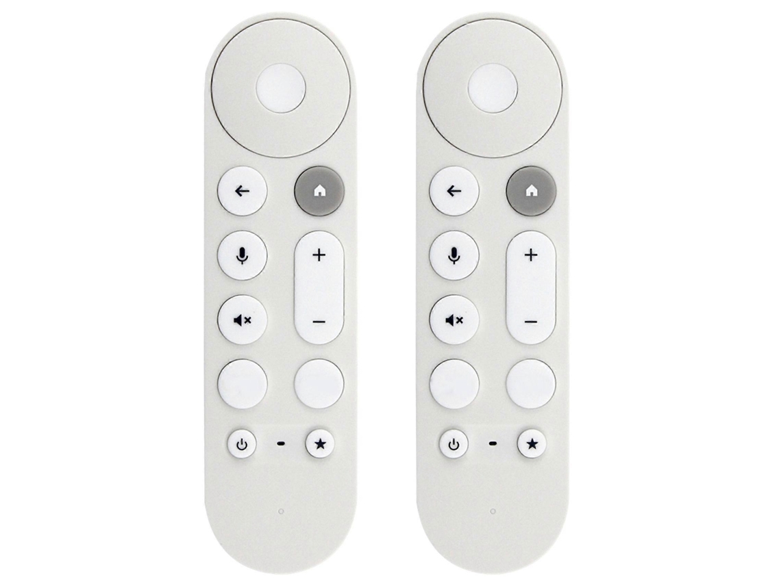 2x Gy3le Controle Remoto De Voz Para Google Chromecast 4k, Reprodutor De Mídia De Streaming Com Tela De Neve_glo