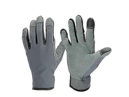 Luvas De Ciclismo Para Homens Com Tela Tátil Antiderrapante Dedos Compridos Esportivas L Gris